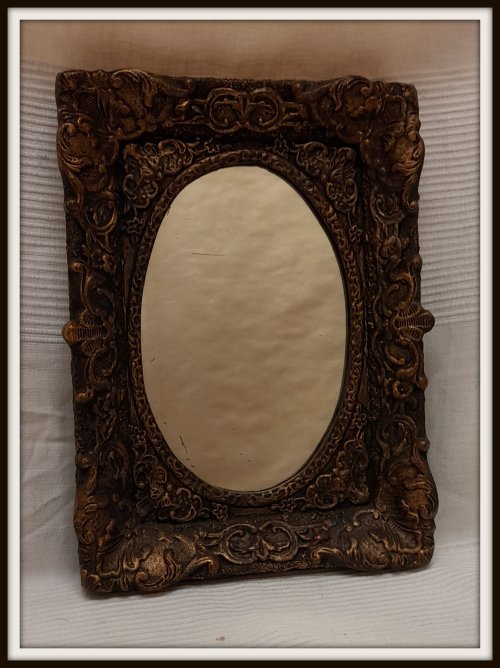 018.2023 Rama Ludwik XIV z lusterkiem. In 20 x 30 cm , Out 26 x 36 cm